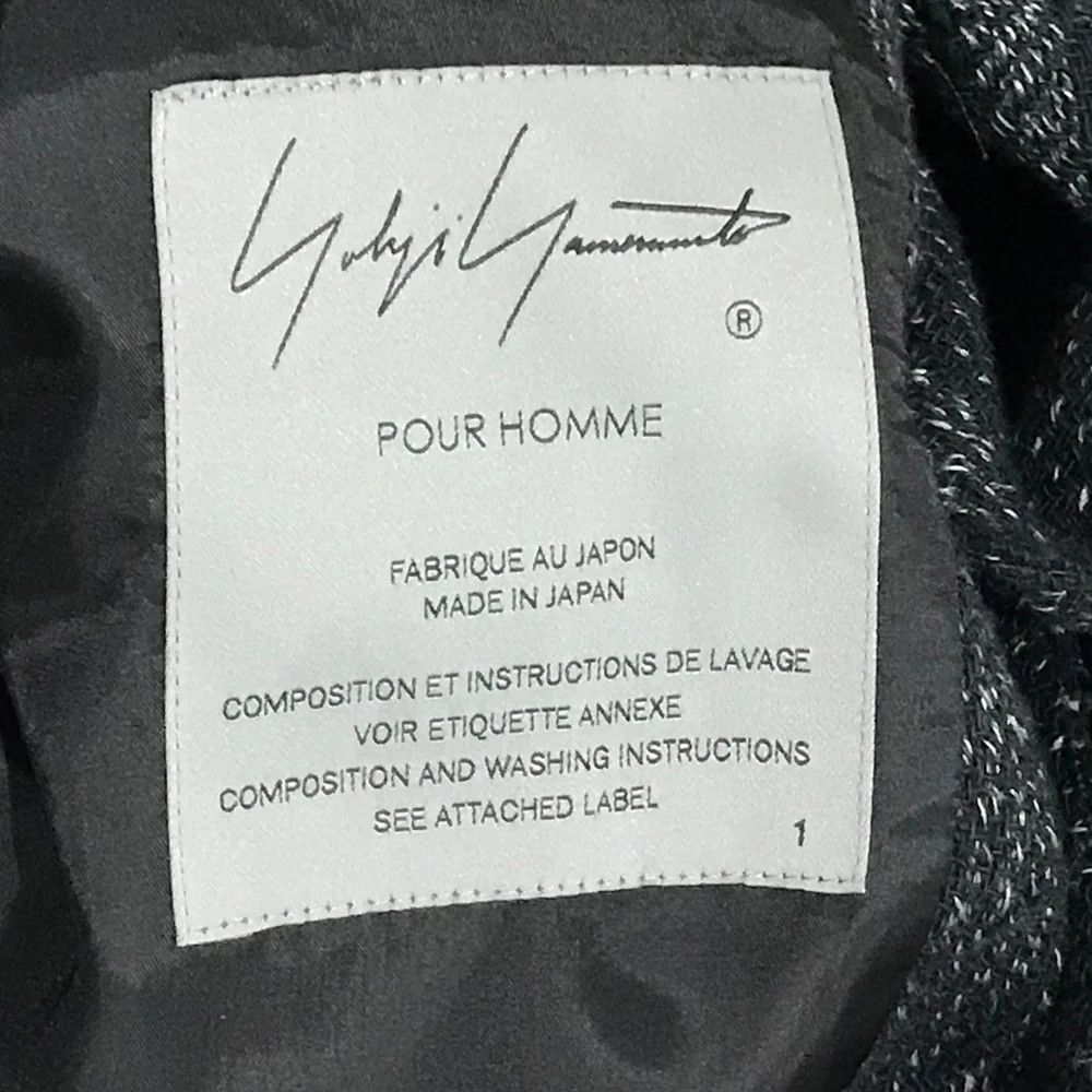 Yohji Yamamoto Yohji Yamamoto pour homme 24SS DETACHABLE STOLE JACKET Size US S / EU 44-46 / 1 - 7 Thumbnail