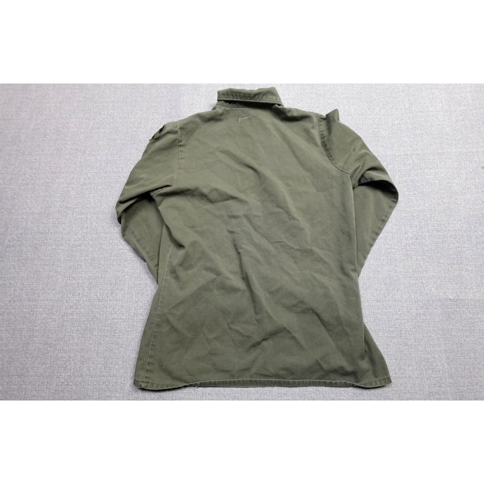 Vintage VINTAGE Military Button Front Men M Green Poly/Cotton Durable Press Retro Shirt Mens Size US M / EU 48-50 / 2 - 6 Thumbnail