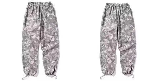Ts(S) 21SS Indigo Union Japan Grey Tie Dyed Printed Jogger Pants Size US 32 / EU 48 - 2 Thumbnail
