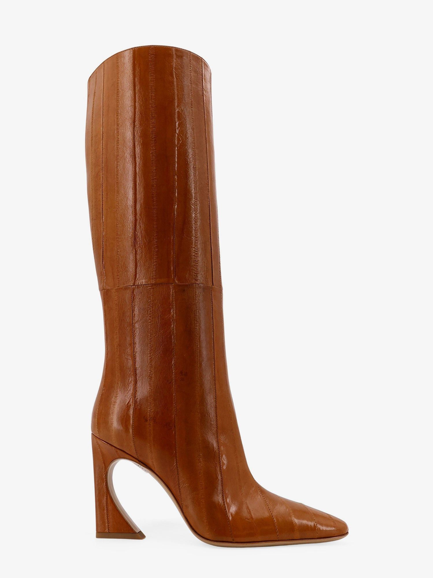 Fendi Fendi Arco Hagfish Leather Boots Size US 11 / IT 41 - 1 Thumbnail
