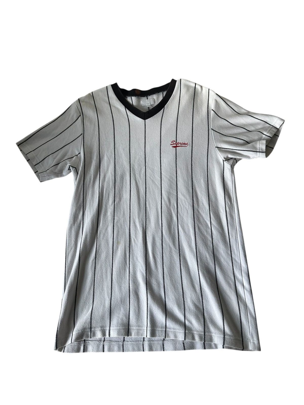 Supreme Supreme Pinstripe Jersey Size US L / EU 52-54 / 3 - 1 Thumbnail