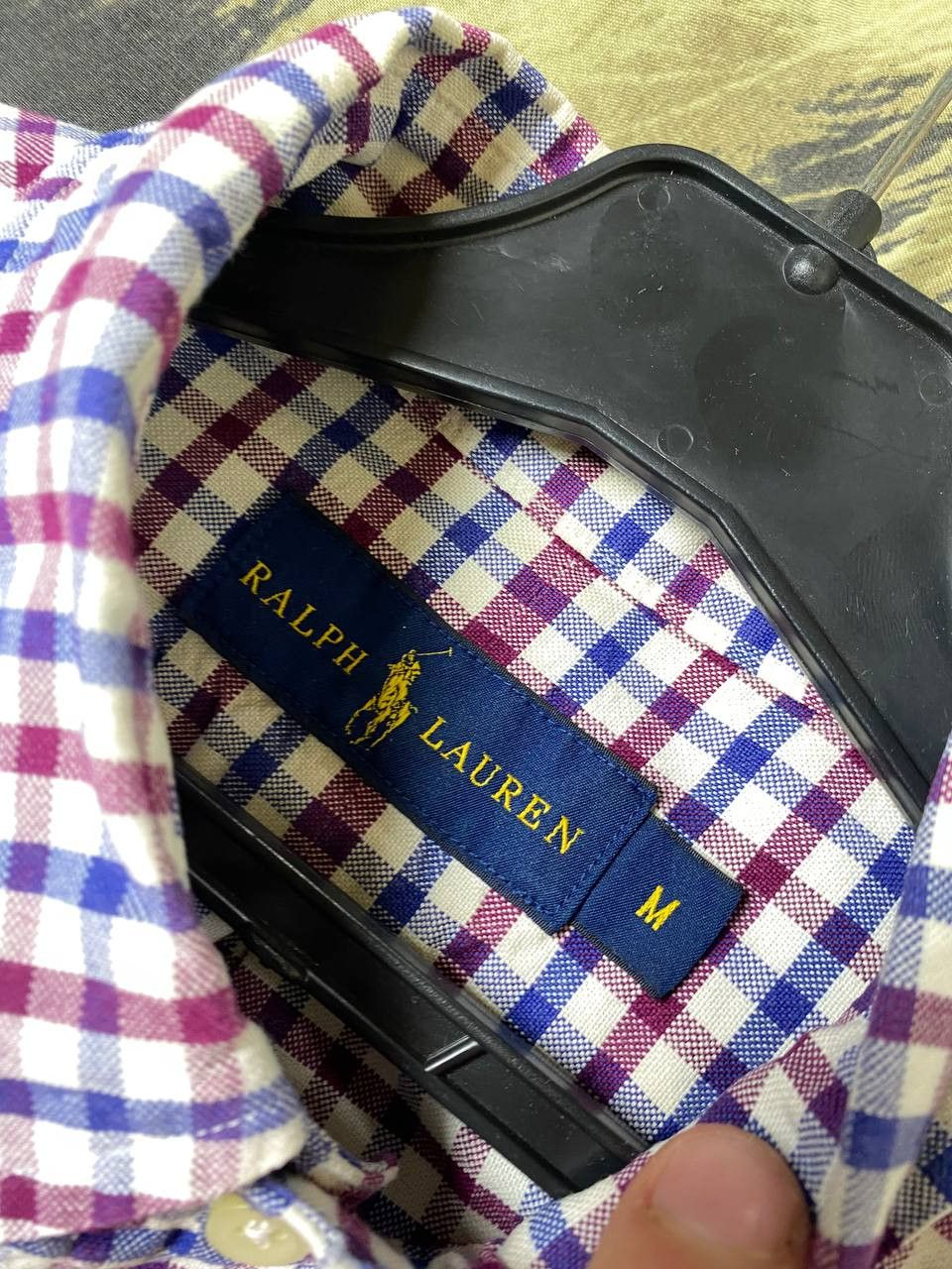 Polo Ralph Lauren × Vintage 90s Ralph Lauren Polo Vintage Button Down Size US M / EU 48-50 / 2 - 2 Thumbnail