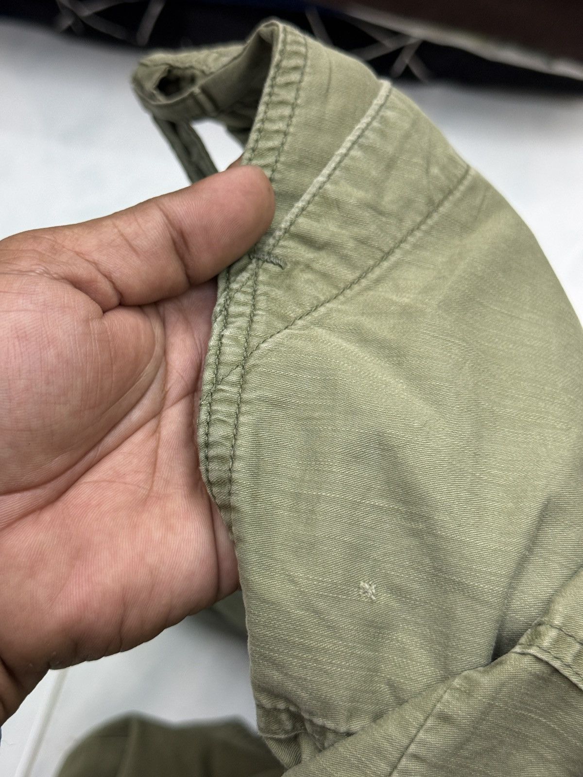 Needles 🔥🔥🔥ARCHIVE VINTAGE NEEDLES MILITARY STYLE PANTS Size US 33 - 13 Thumbnail
