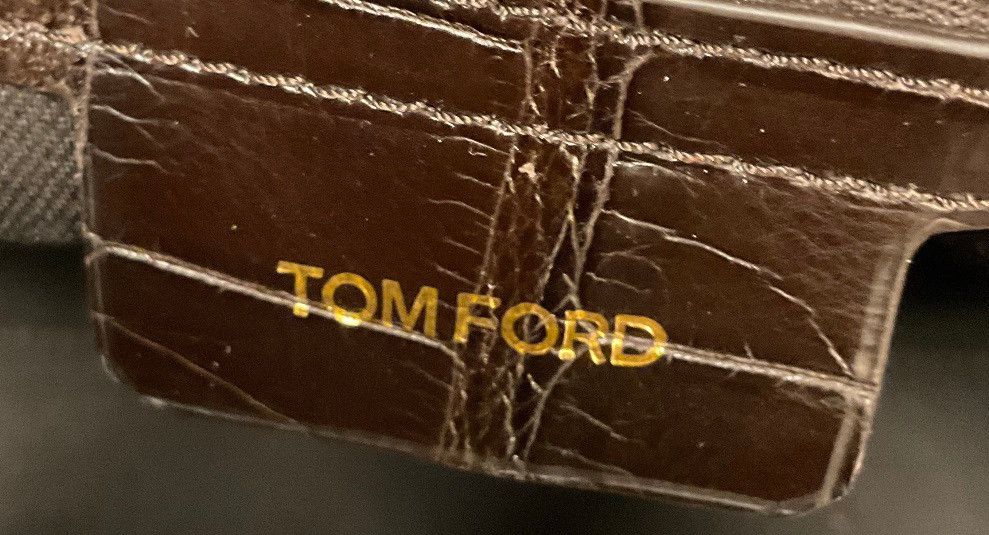 Tom Ford Tom Ford Leather Crocodiles Travel Bag Size ONE SIZE - 9 Thumbnail