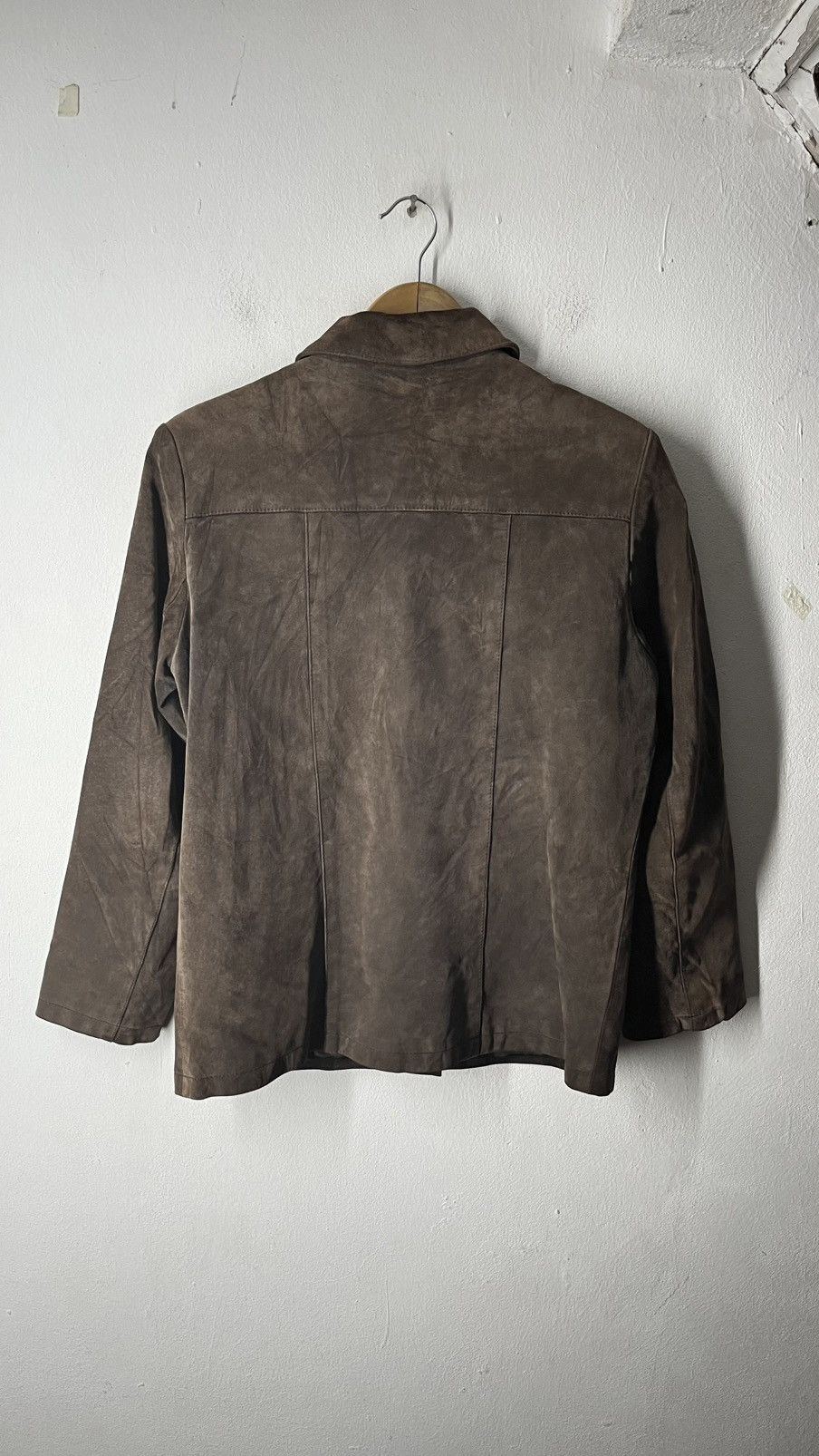 Vintage VINTAGE SUEDE LEATHER COAT JACKET Size S / US 4 / IT 40 - 8 Thumbnail