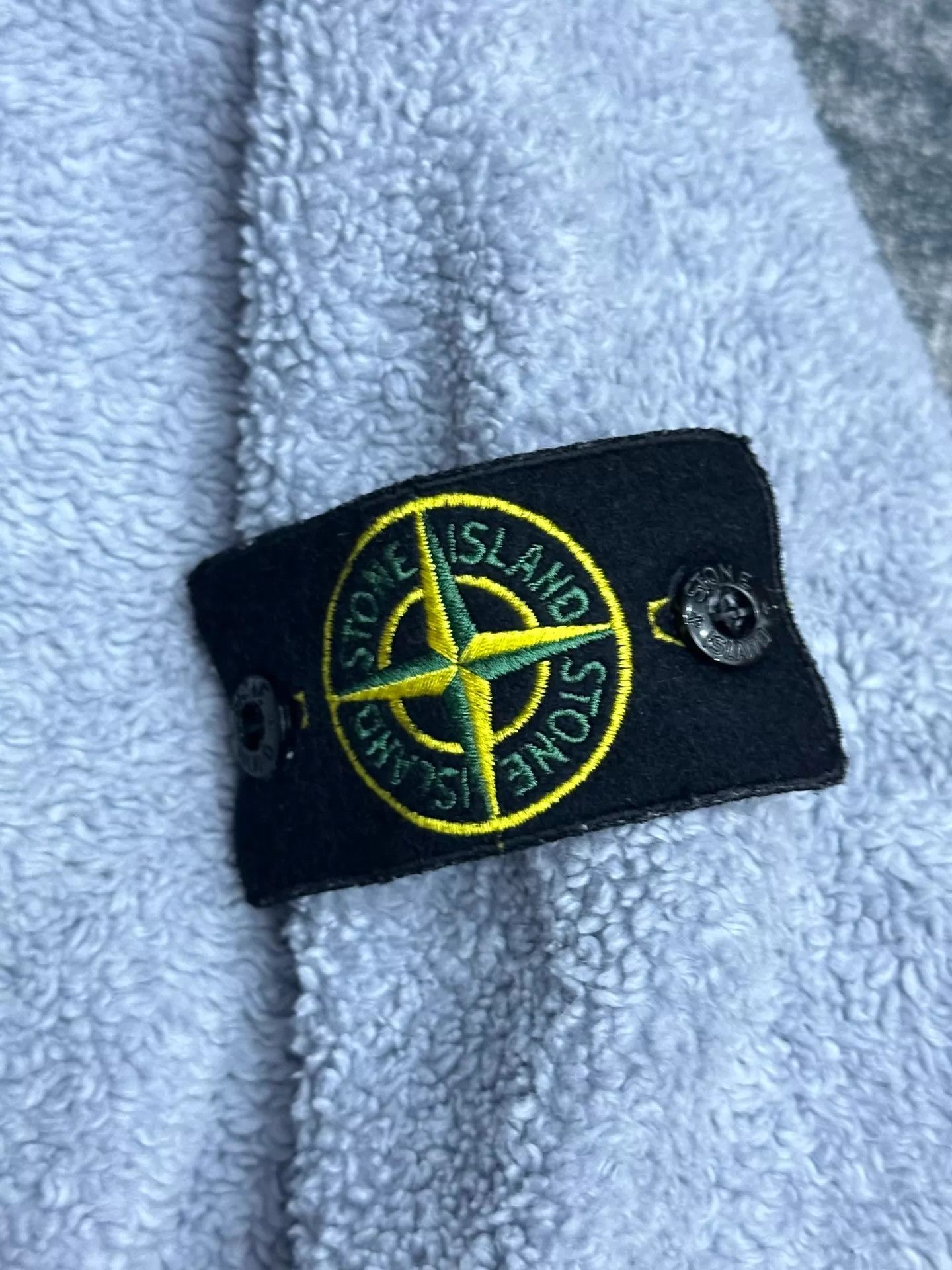 Stone Island Stone Island 21FW Terry Fleece Crewneck Blue Gray L Size US L / EU 52-54 / 3 - 4 Thumbnail