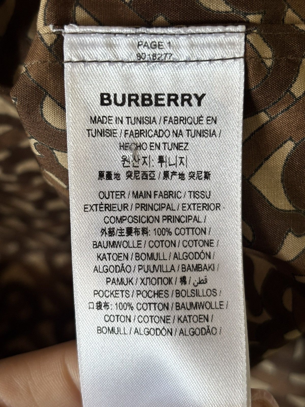 Burberry BURBERRY BUTTONS UP SIZE M Size US M / EU 48-50 / 2 - 8 Thumbnail
