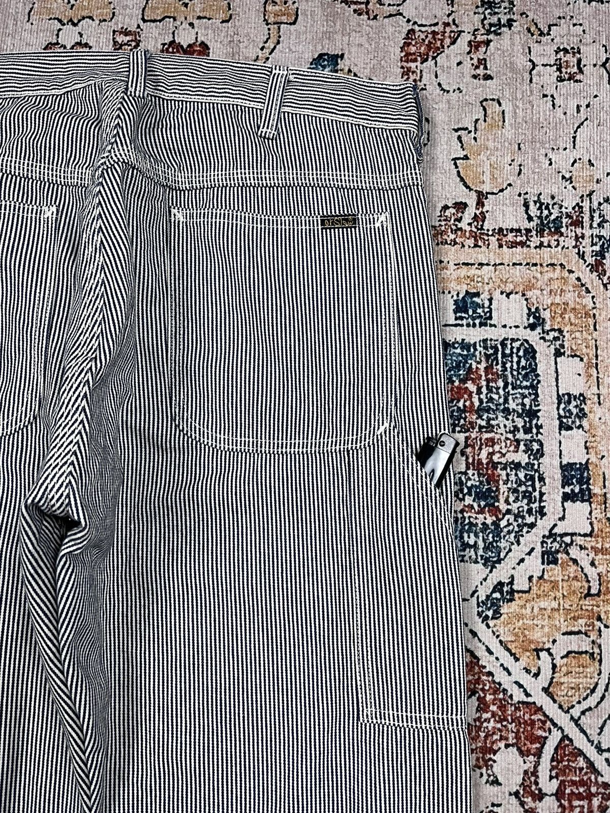 Orslow Vtg Orslow Carpenter Pants Striped Size US 32 / EU 48 - 7 Thumbnail