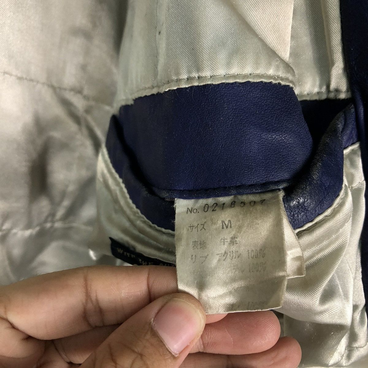Vintage 🔥VINTAGE LEATHER STADIUM JUMPER JACKET BOB’S TAILOR BIG LOGO Size US M / EU 48-50 / 2 - 20 Thumbnail