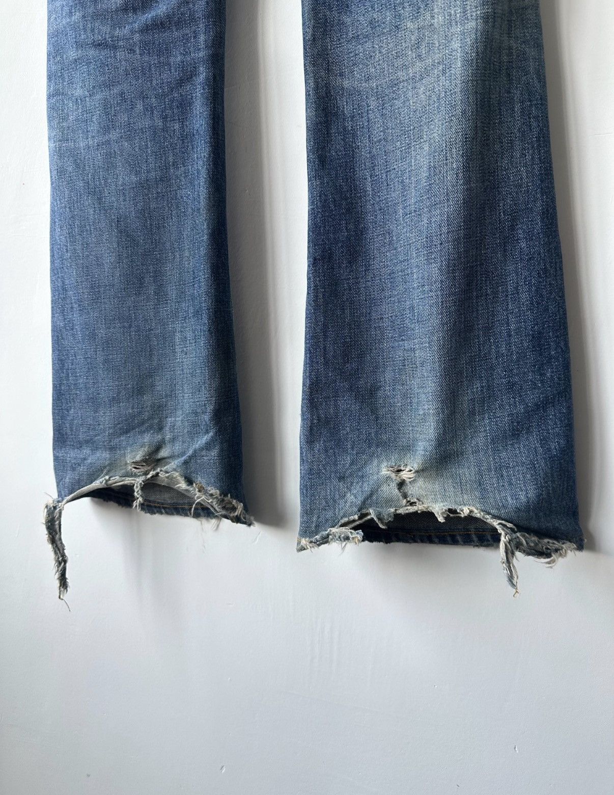 Helmut Lang Helmut Lang vintage classic low waist wide leg denim K7 Size US 28 / EU 44 - 6 Thumbnail