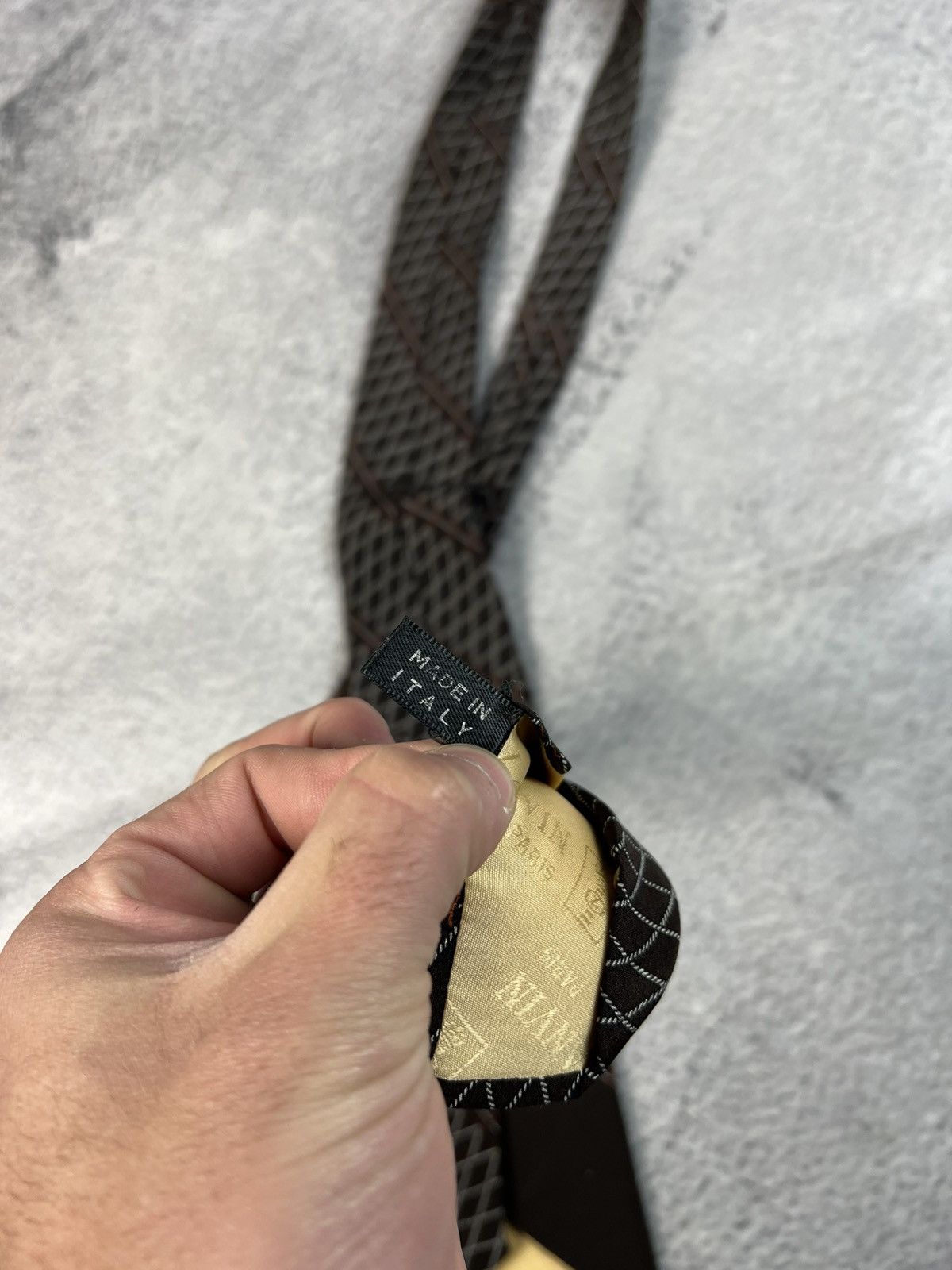 Lanvin Vintage Lanvin Paris tie Size ONE SIZE - 5 Thumbnail