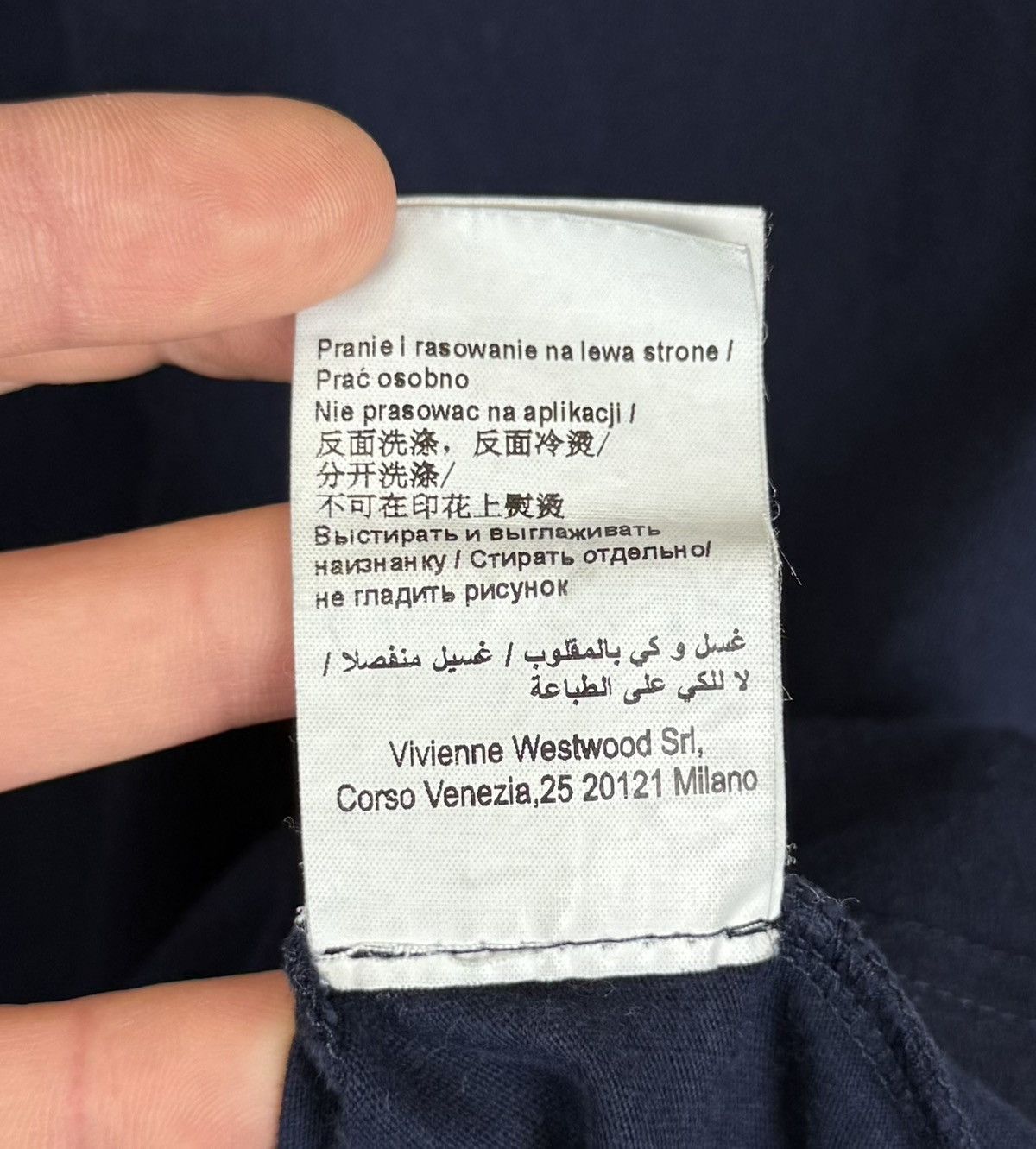 Vivienne Westwood Vivienne Westwood Time Machine Classic Orb T-shirt Navy Blue Size US M / EU 48-50 / 2 - 9 Thumbnail