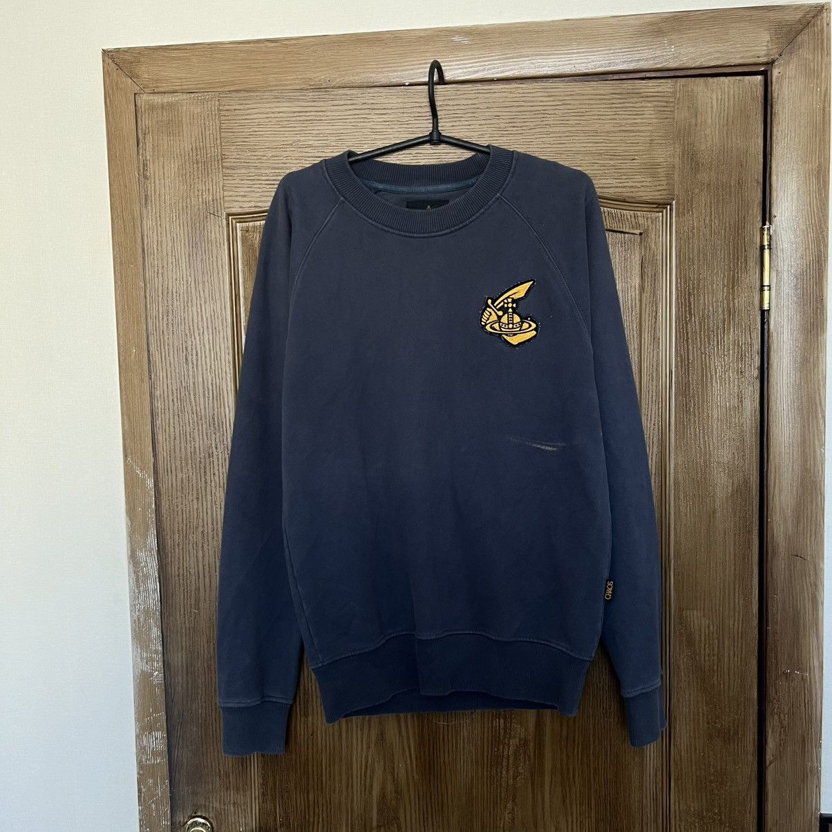 Vivienne Westwood Vintage Vivienne Westwood Sweatshirt Big Logo Orb Pullover Size US S / EU 44-46 / 1 - 1 Thumbnail