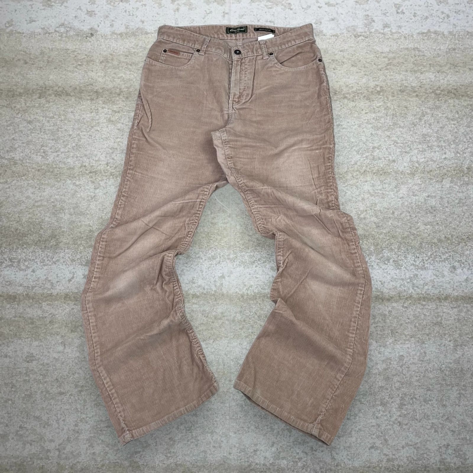 Eddie Bauer Vintage Y2K Eddie Bauer Corduroy Pants Womens 8 Bootcut Tan Size 30" / US 8 / IT 44 - 2 Thumbnail