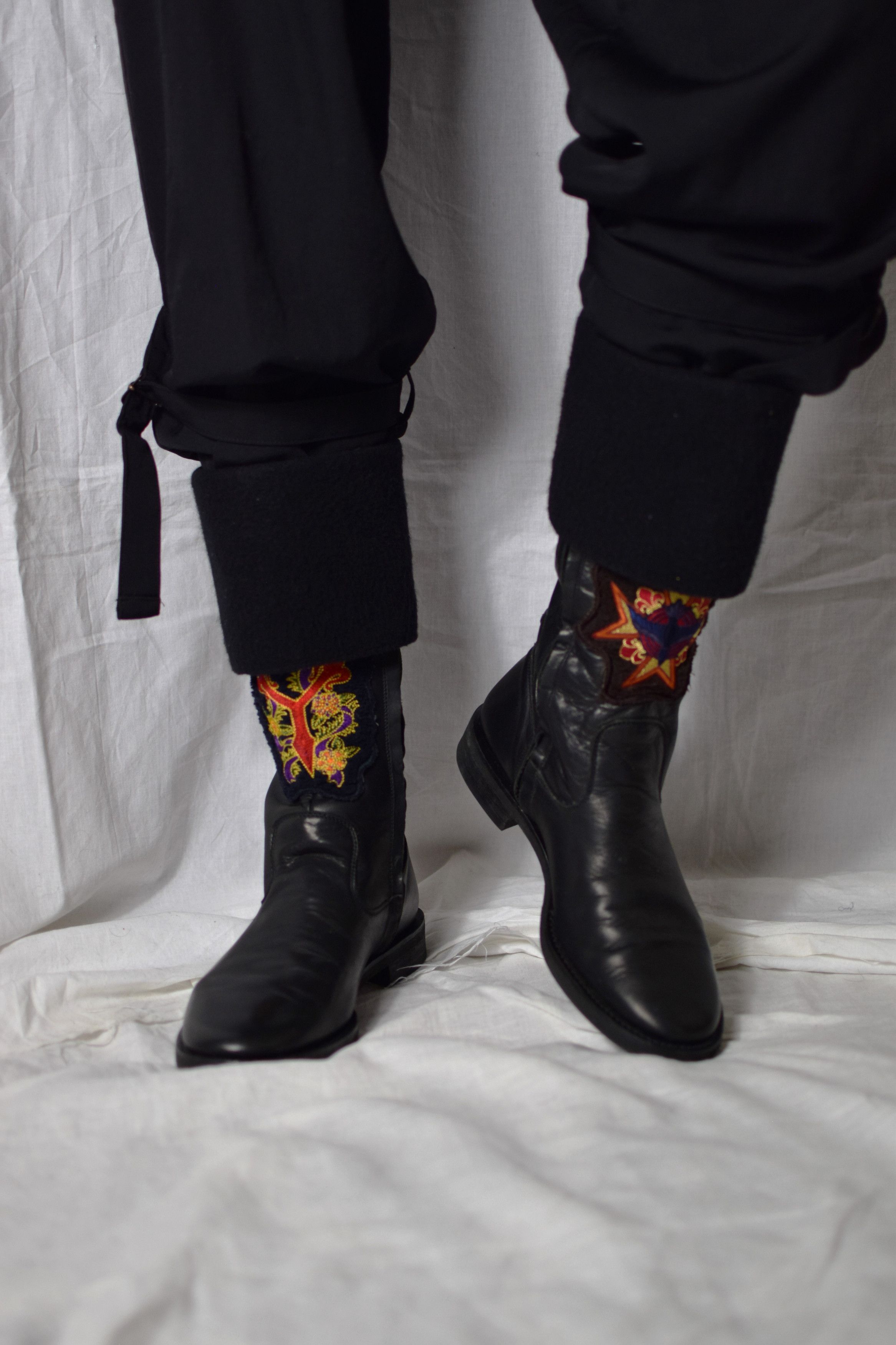 Yohji Yamamoto FINAL DROP - YYPH AW12 Patch Boots - HD-E07-754 Size US 8 / EU 41 - 2 Thumbnail