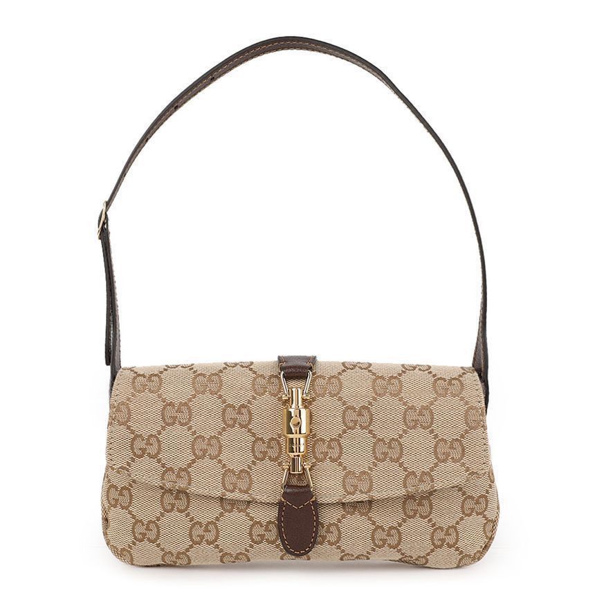 Jackie Small Shoulder Bag in Brown, Women's