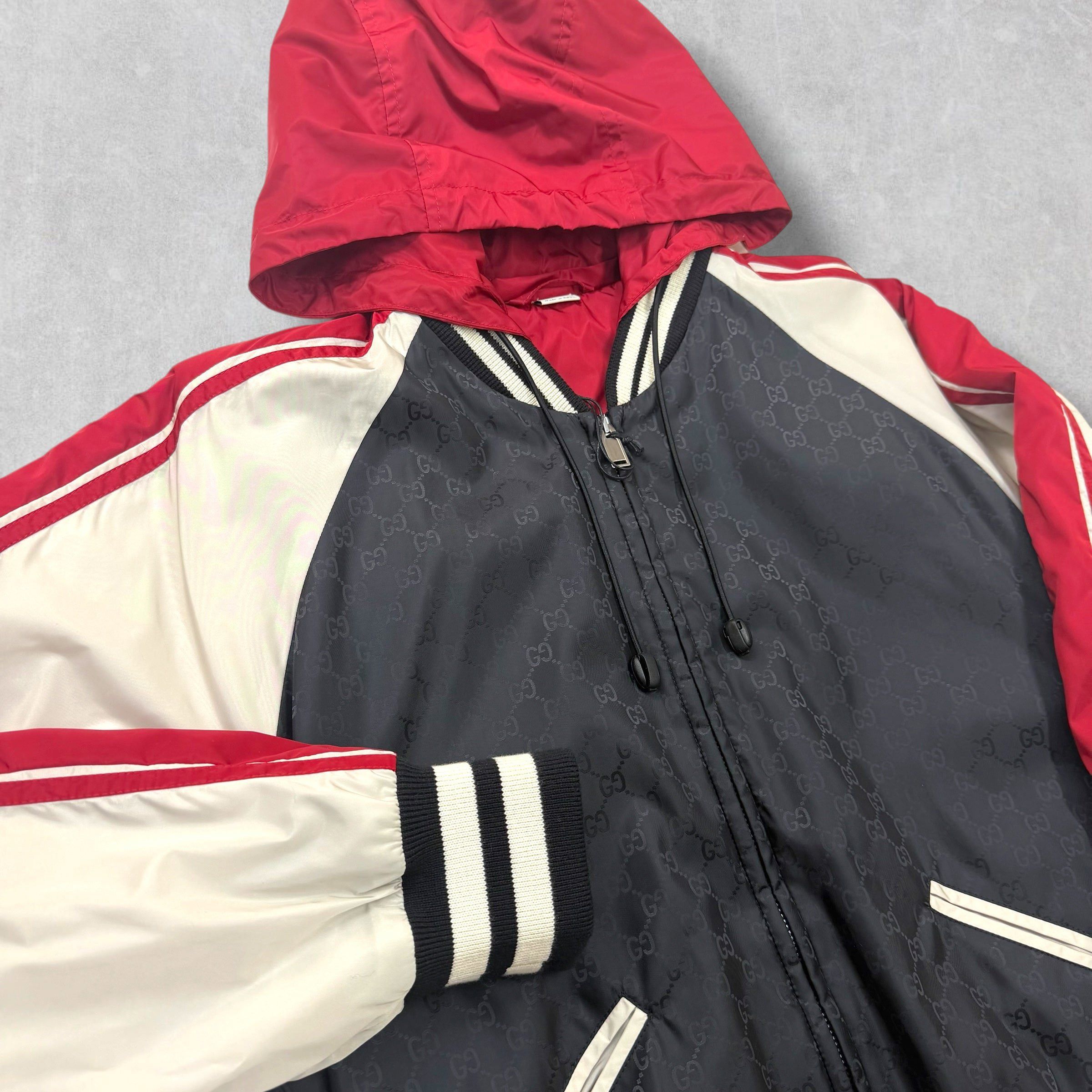 Gucci Gucci Jaquard GG Supreme Windbreaker Bomber 44 (XS) Size US XS / EU 42 / 0 - 4 Thumbnail