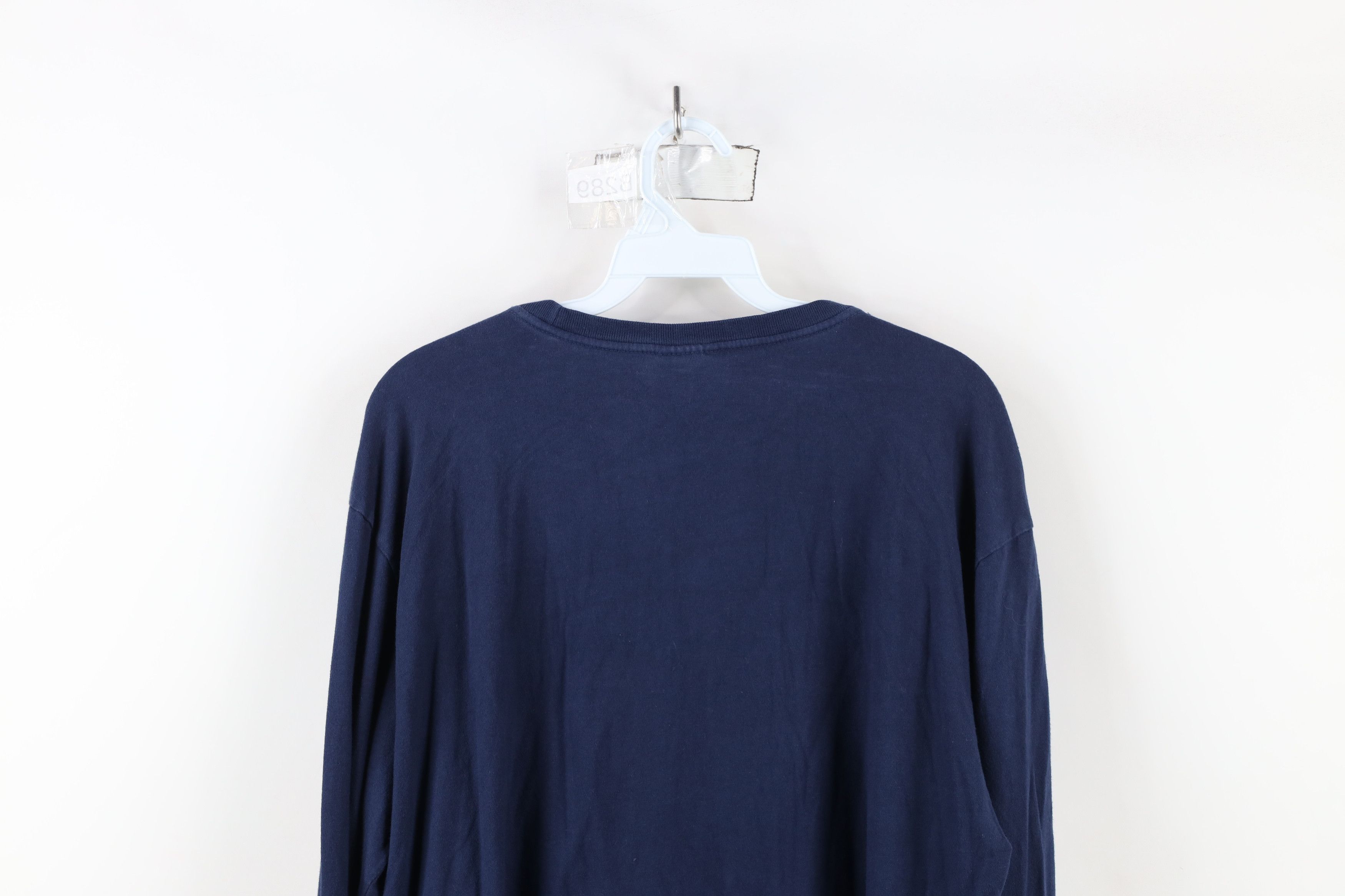 Ralph Lauren × Vintage Vintage 90s Ralph Lauren Track Shoe Long Sleeve T-Shirt Blue Size US M / EU 48-50 / 2 - 13 Thumbnail
