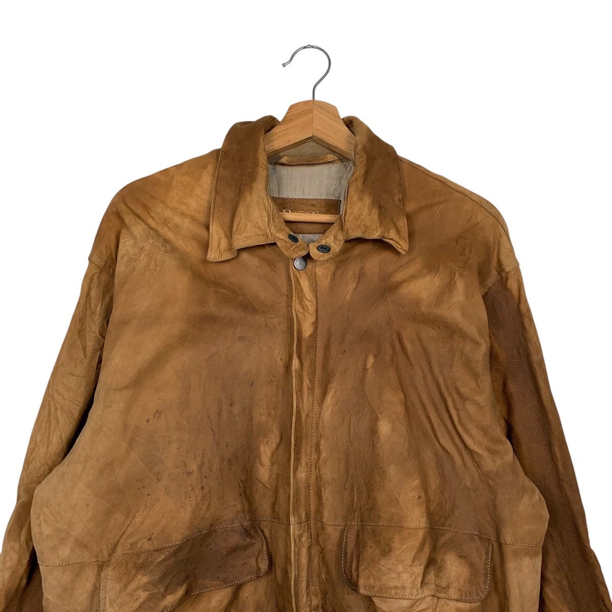 Japanese Brand Bison Suede Leather Jacket Size US M / EU 48-50 / 2 - 2 Thumbnail