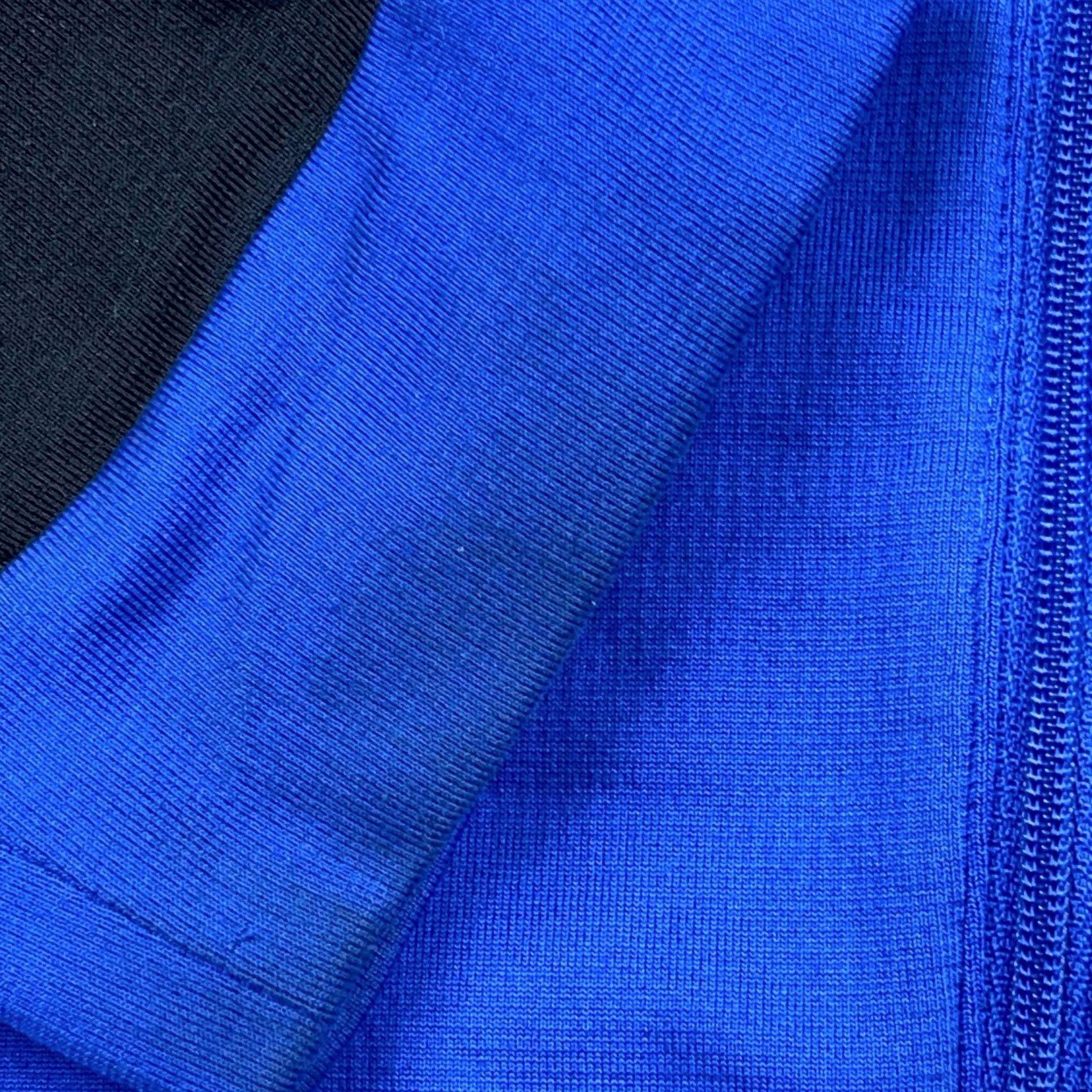 Adidas Adidas Track Jacket Women L Blue Black Full Zip Clima Warm Performance Gym Size L / US 10 / IT 46 - 4 Thumbnail