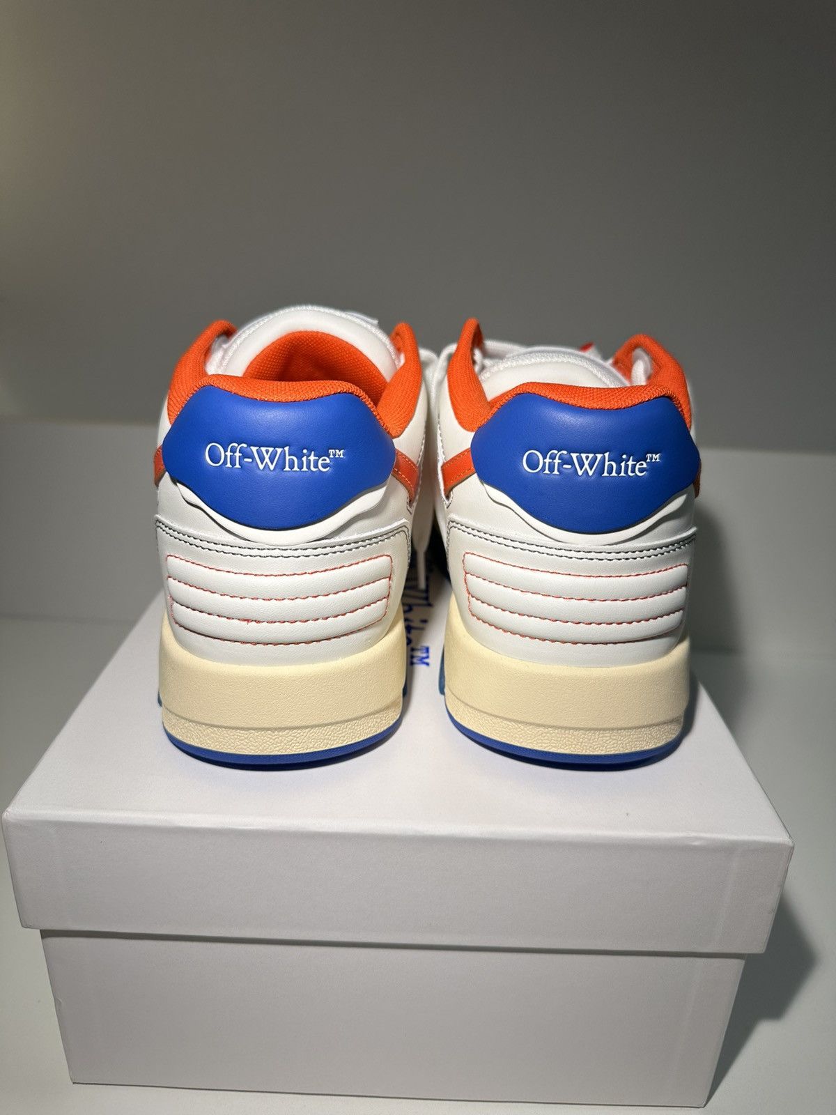 Off-White OFF-WHITE Out Of Office (White Orange Blue Contrast) Size US 7 / EU 40 - 2 Thumbnail