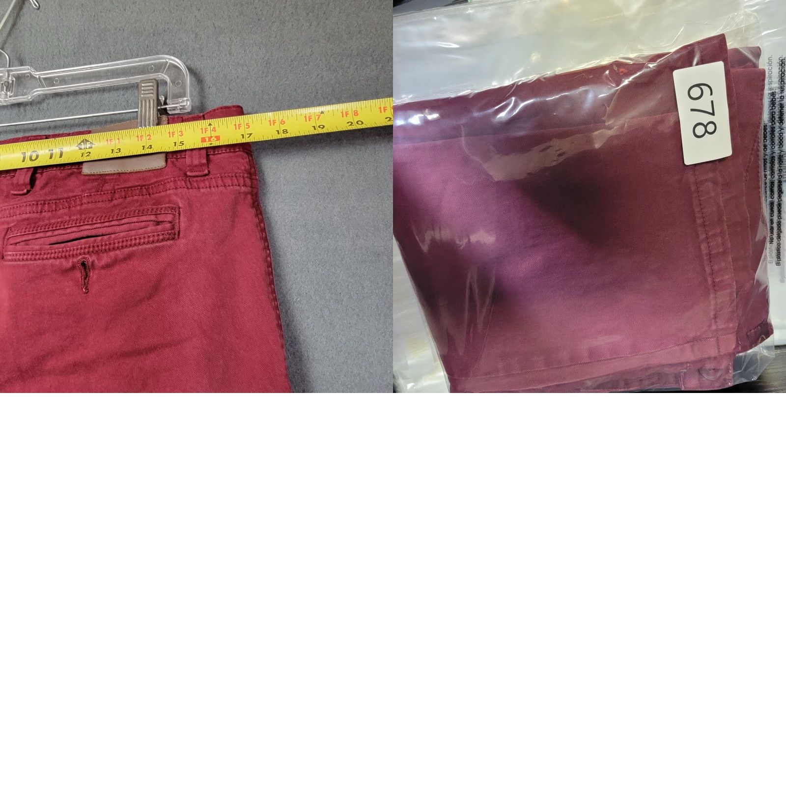 Vintage **PROVENZALE Mens Size 50 Red Jeans** User: PROVENZALE Mens Size 50 Red Jeans Size US 34 / EU 50 - 8 Thumbnail