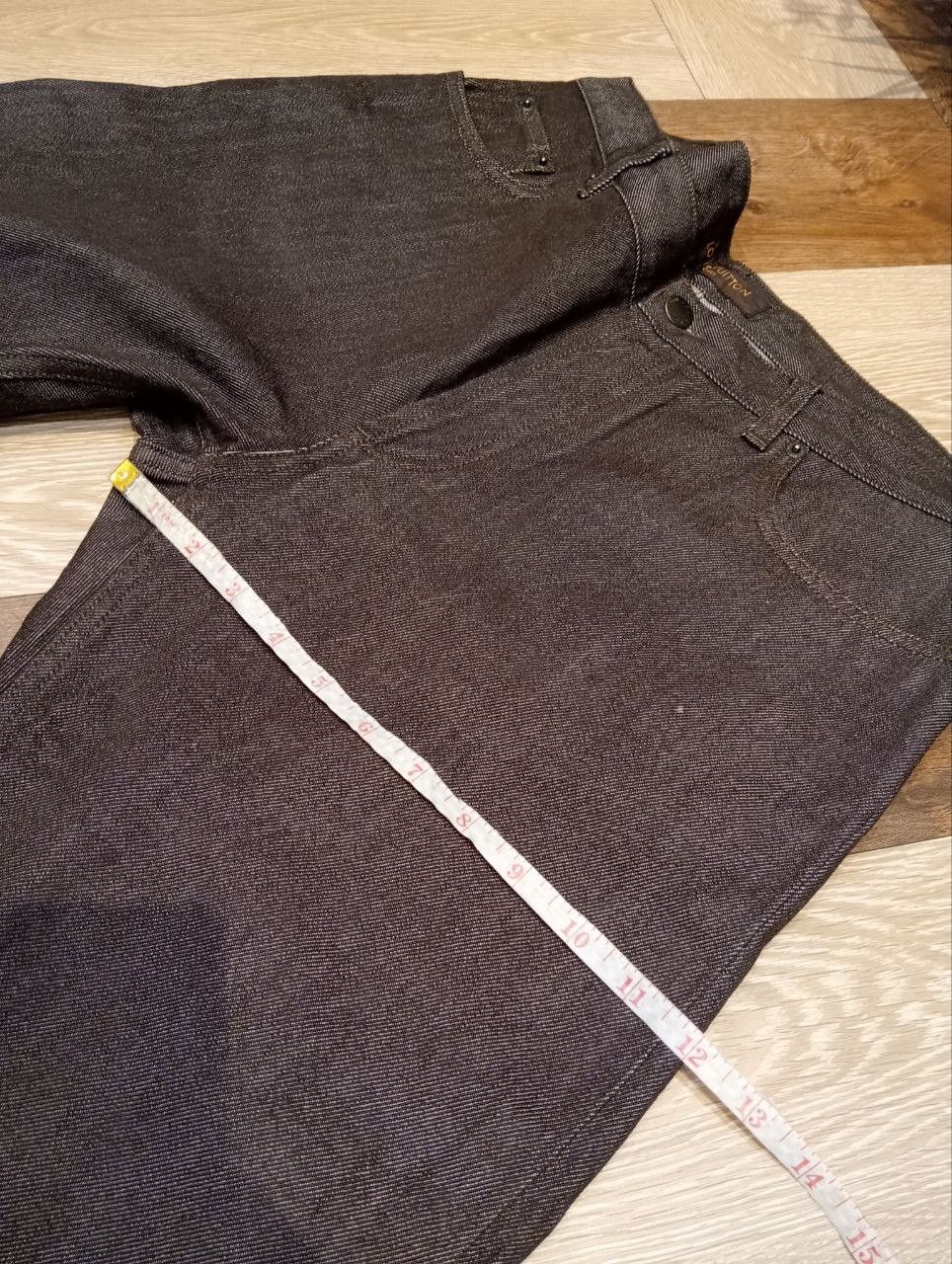 Louis Vuitton LUXURY LOUIS VUITTON COMBINE WOOL COTTON SELVEDGE PANTS Size US 34 / EU 50 - 23 Thumbnail