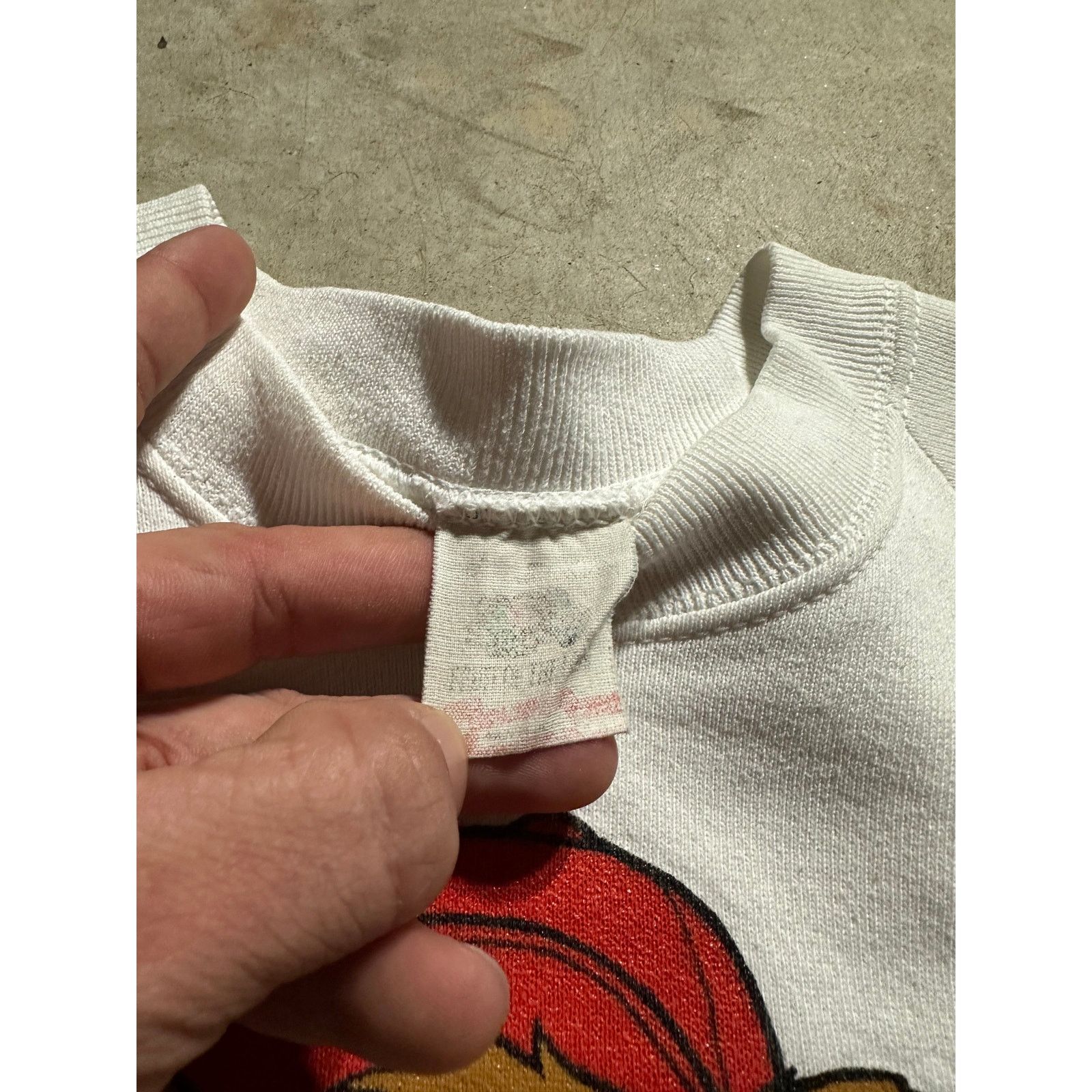 Fruit Of The Loom × Vintage Vintage Nebraska Cornhuskers 1989 Teddy Bear Sweatshirt S/M Size US S / EU 44-46 / 1 - 4 Thumbnail