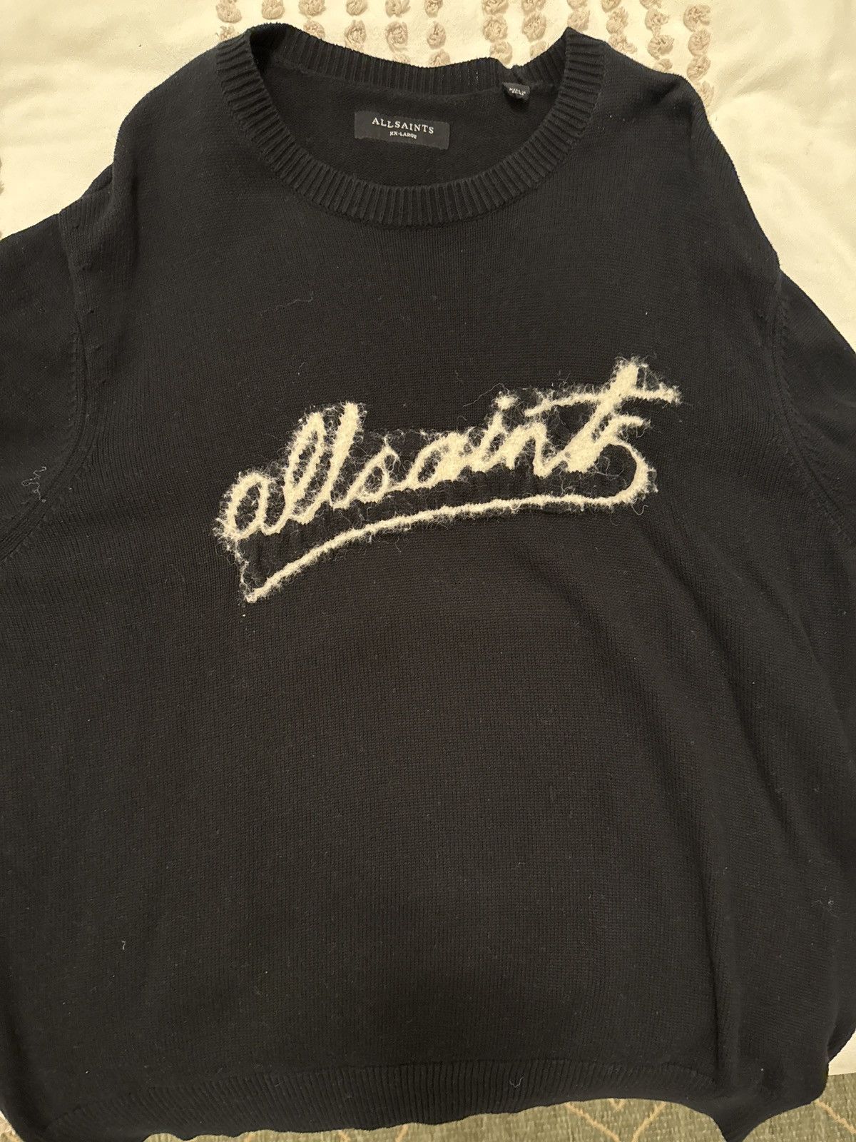 Allsaints Signature Oversized Logo Sweater Size US XXL / EU 58 / 5 - 1 Thumbnail