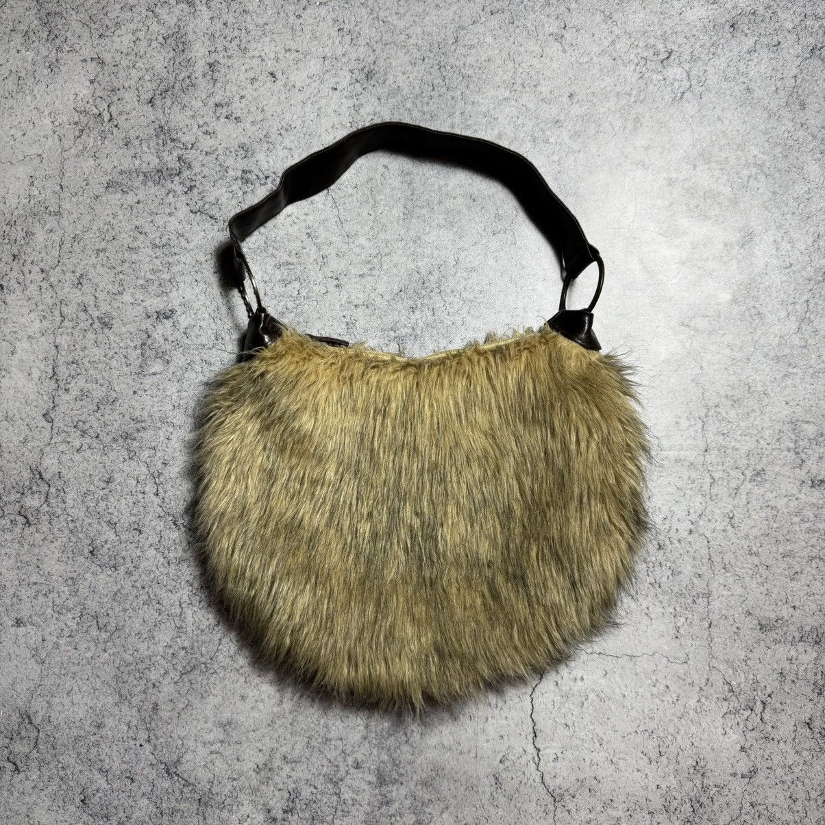Hysteric Glamour × Vintage Archive Mohair Fuzzy Bag Y2K Punk