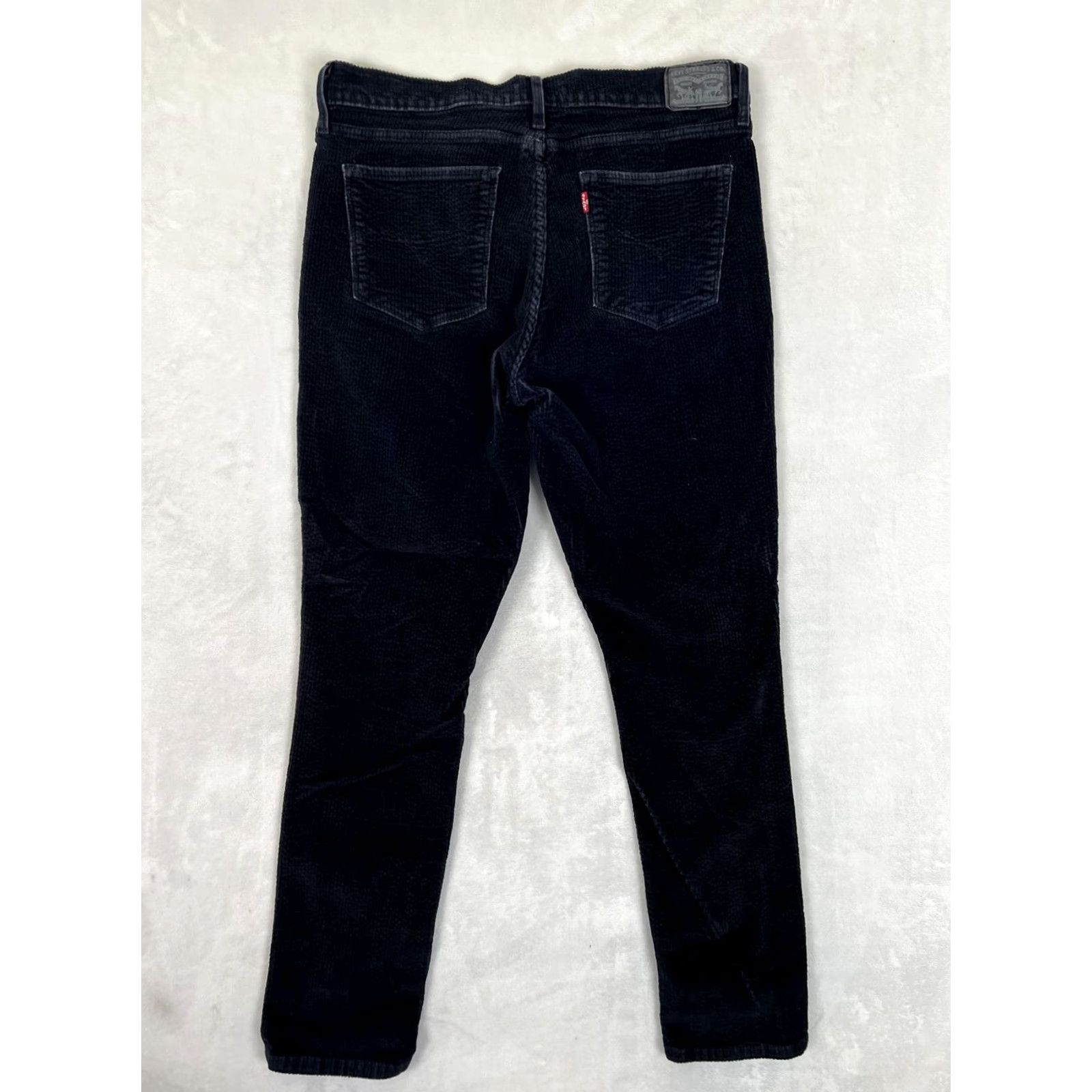 Levi's Levi's 311 Shaping Skinny Mid-Rise Jeans Womens 32x30 Black Corduroy Stretch Jeans Shaping Slim Leg 5-Pocket Corduroy Black Womens Size 24" / US 00 / IT 34 - 7 Thumbnail
