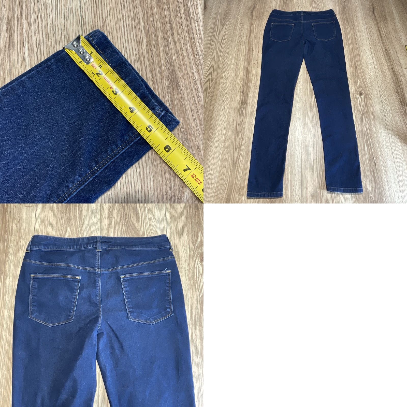 Vintage The Limited Skinny Jeans Womens Blue Denim Size 8R Regular Stretch Size 30" / US 8 / IT 44 - 8 Thumbnail