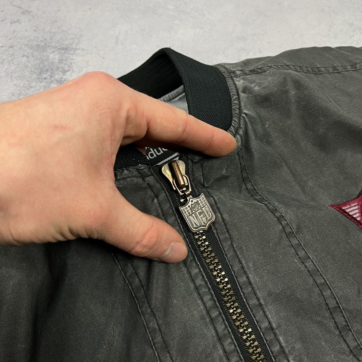 NFL Vintage NFL Los Angeles Raiders y2k rare bomber jacket 1991 Size US L / EU 52-54 / 3 - 7 Thumbnail