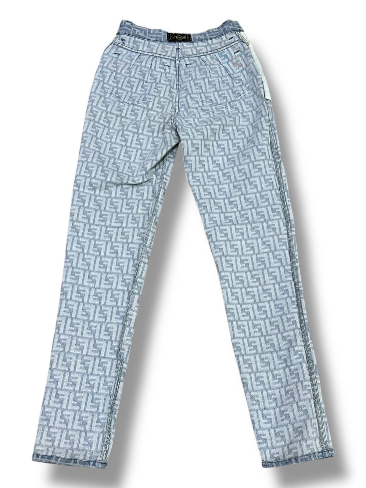 VINTAGE FENDI MONOGRAM ITALIAN DESIGNER JEANS DENIM