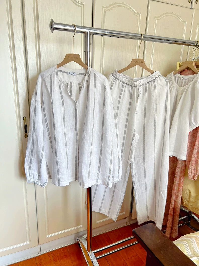 Loro Piana LORO PIANA High-end linen vacation series set Size M / US 6-8 / IT 42-44 - 4 Thumbnail