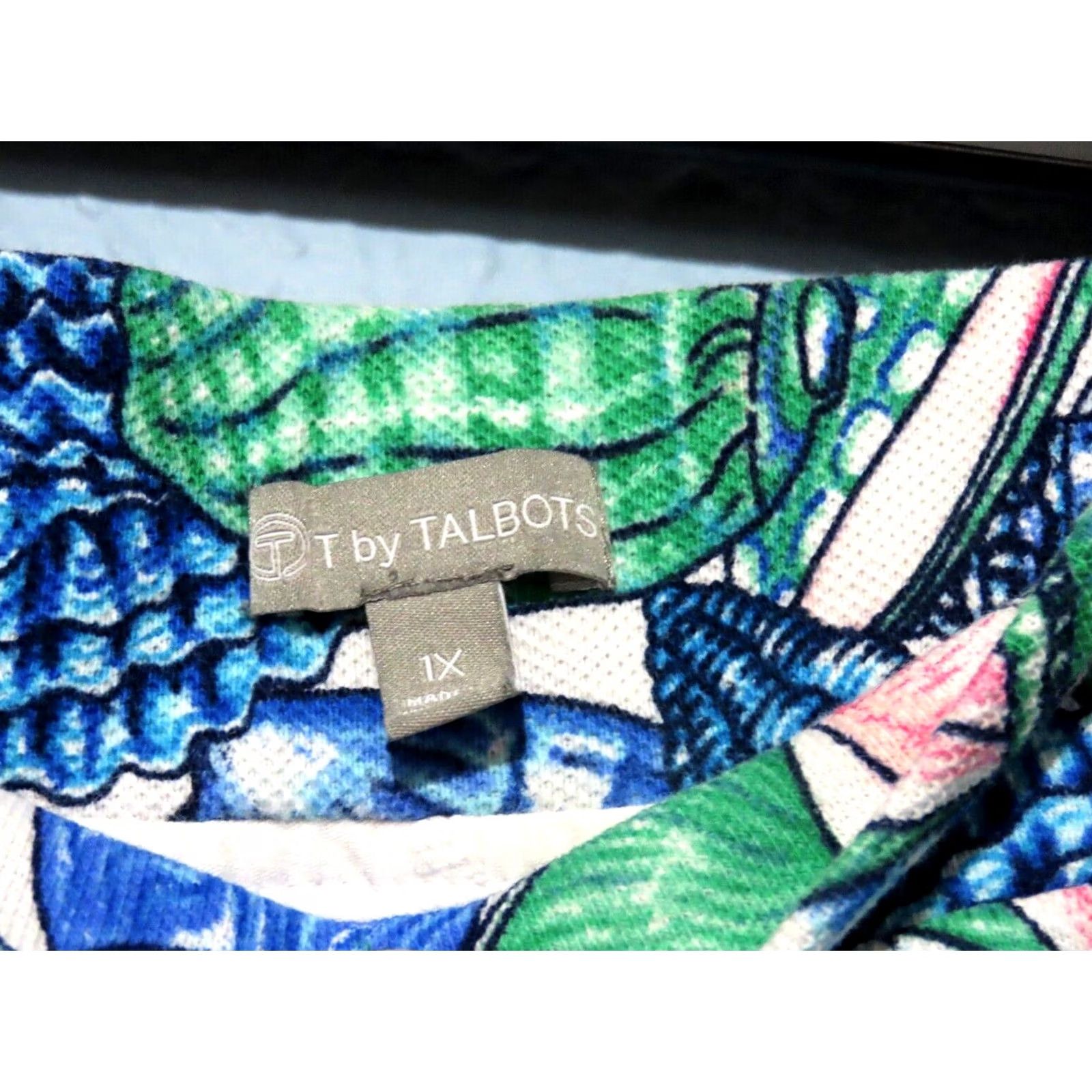 Talbots T by Talbots Skort 1X Plus Colorful Floral Pockets Pull On Athletic Golf Tennis Walking Size 40" / US 18 - 4 Thumbnail