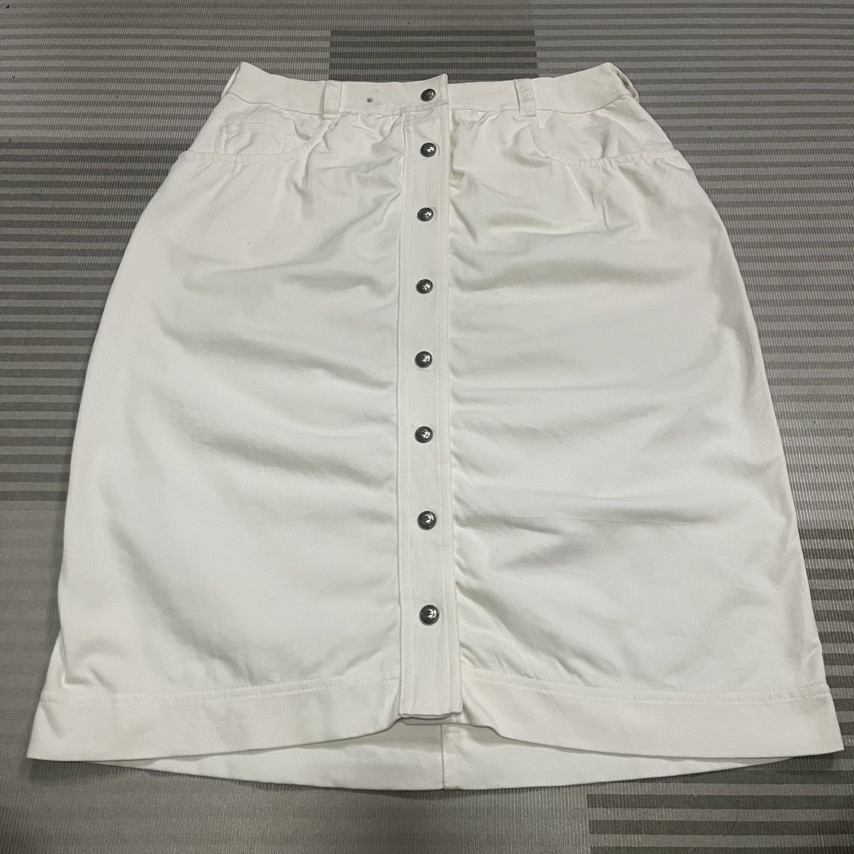 Chanel Vintage Chanel E97 1997 Mini Skirt Summer Collection. Size 29" - 2 Thumbnail
