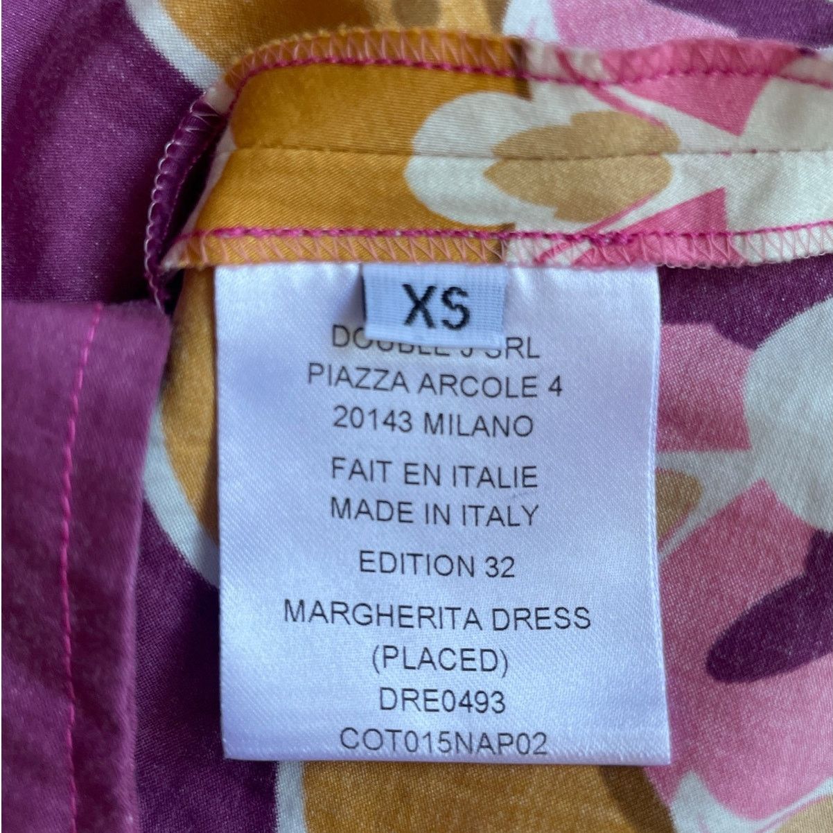La DoubleJ La DoubleJ Margherita Dress Napoli Plates Placee Pink XS Size XS / US 0-2 / IT 36-38 - 12 Thumbnail