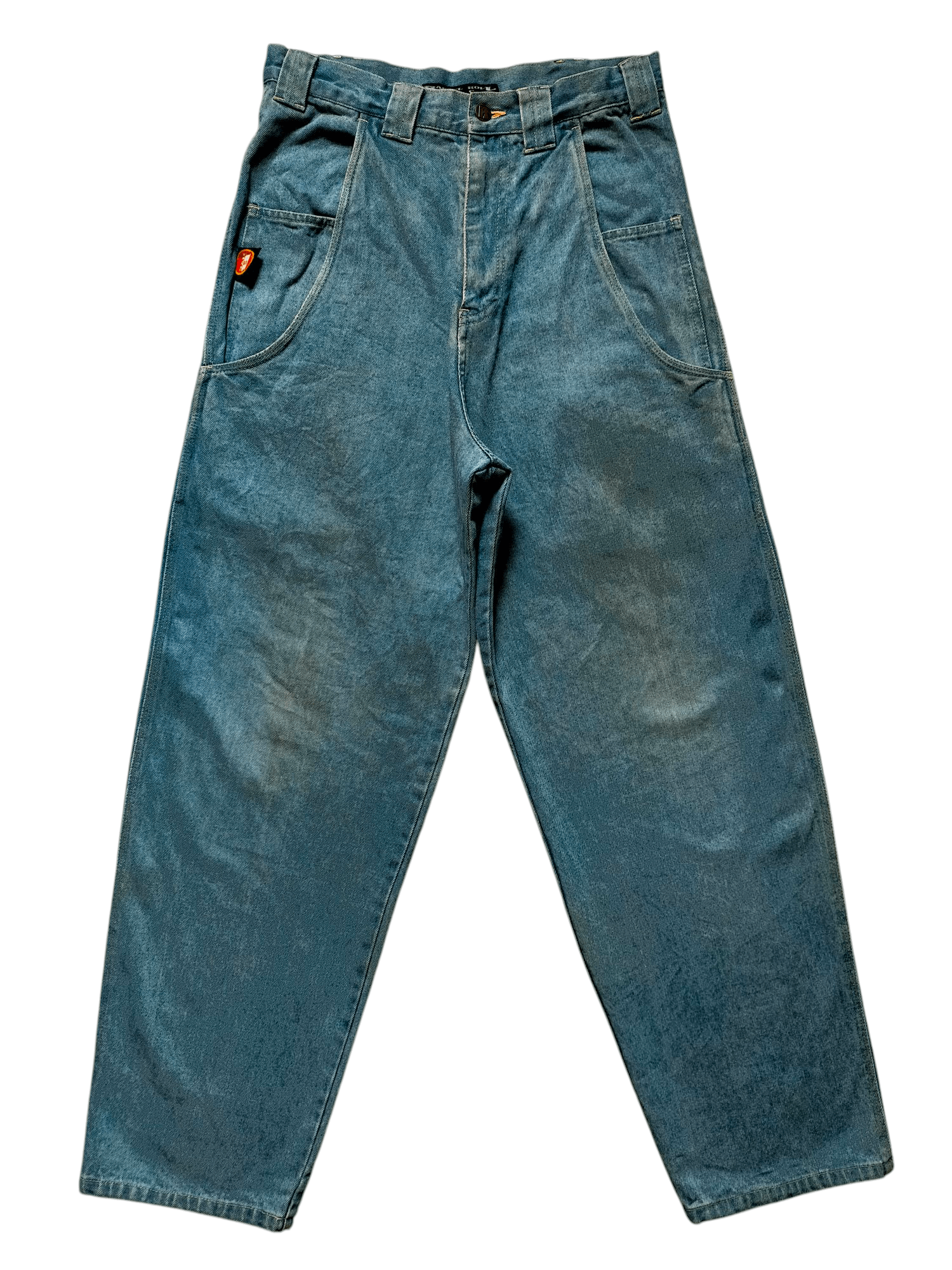 JNCO × Japanese Brand Barrel Roll N.y.c Baggy Double Pocket Hip Hop Style Size US 31 - 3 Thumbnail