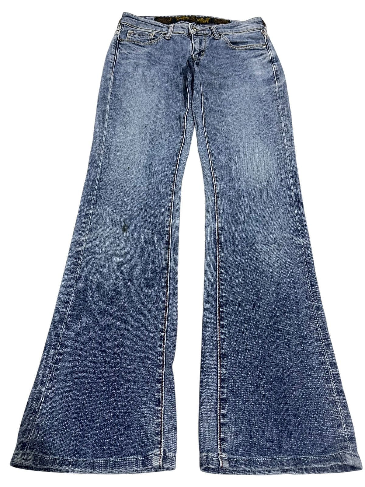 If Six Was Nine × Japanese Brand × Le Grande Bleu (L.G.B.) FLARE💥 JAPANESE BRAND WASHED BLUE JEANS Size 27" / US 4 / IT 40 - 1 Thumbnail