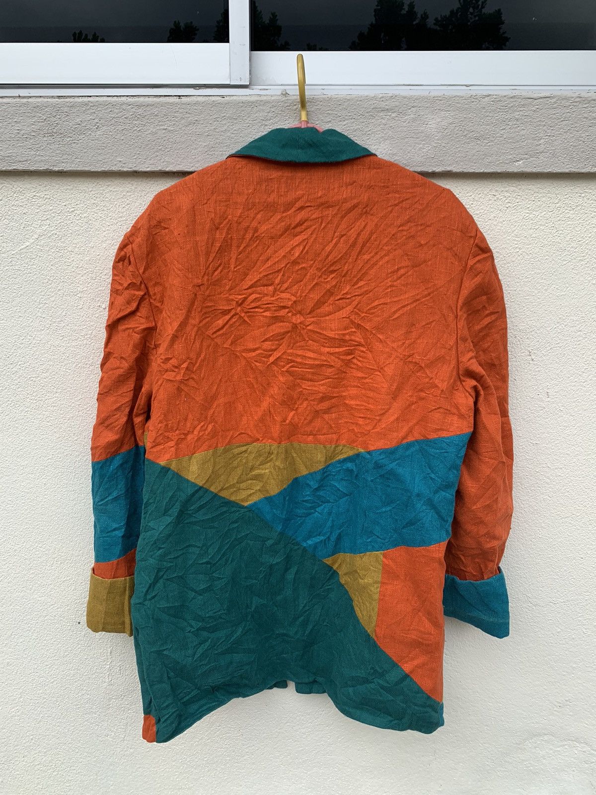 Art Comes First Vtg International Scene Multicolour Coat Jacket Size M / US 6-8 / IT 42-44 - 6 Thumbnail