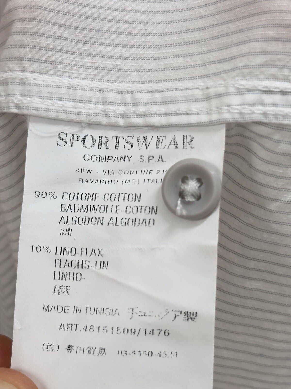Stone Island Vintage Stone Island T-Shirt Buttons Striped Mens size XXL Size US XXL / EU 58 / 5 - 9 Thumbnail