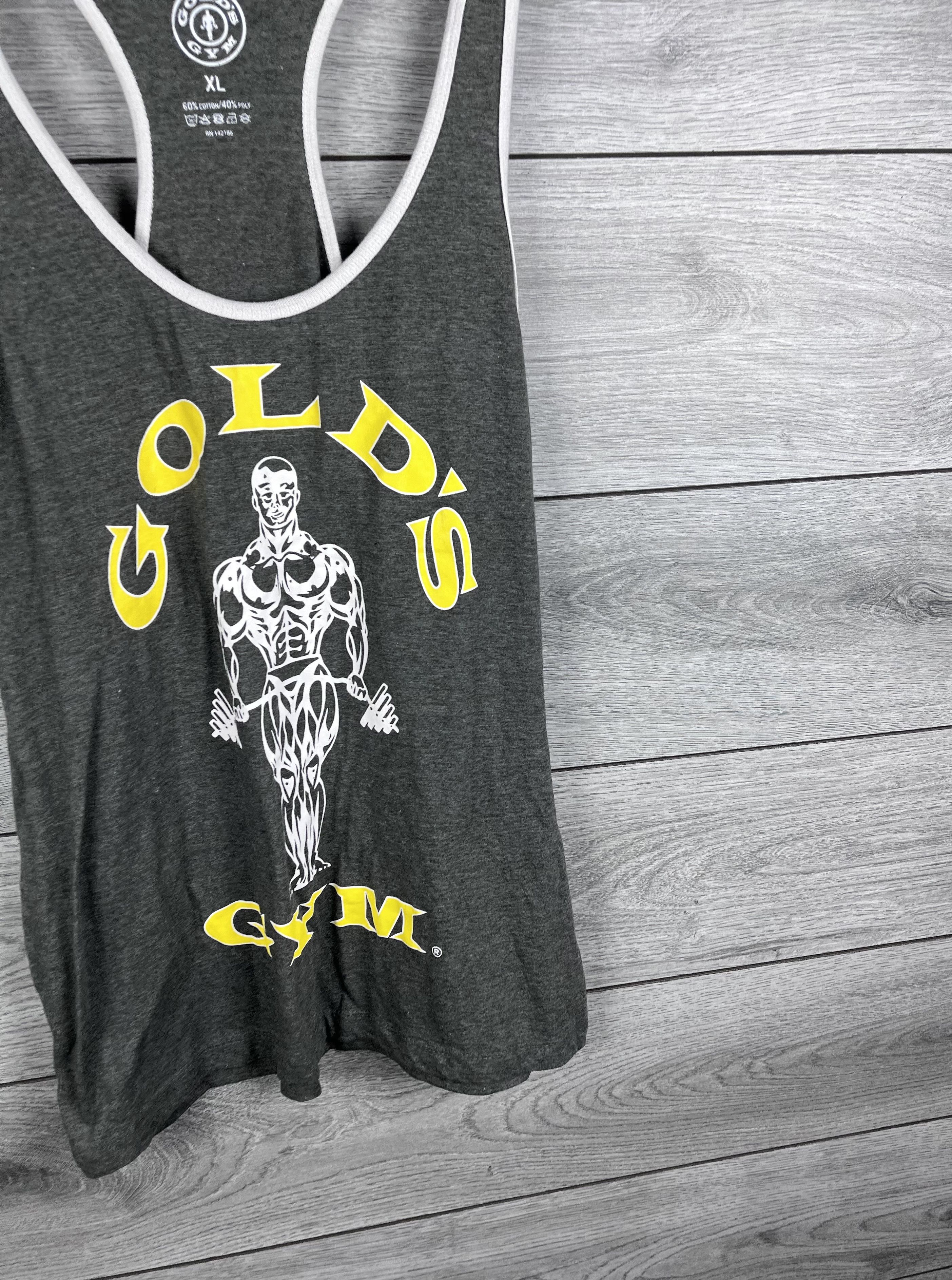 Other Golds Gym Stringer Vest Mens Contrast Muscle size xl Size US XL / EU 56 / 4 - 2 Thumbnail