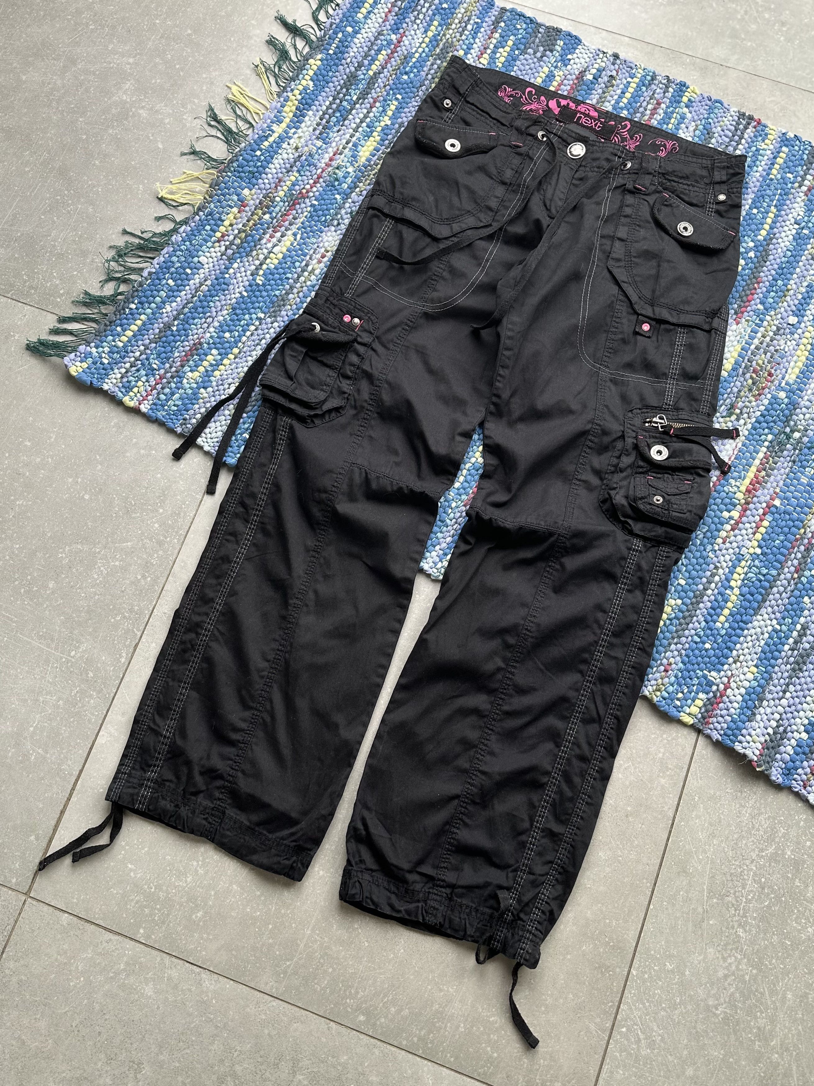 image of Avant Garde x Vintage Cargo Bondage Pants in Black, Women's (Size 28)