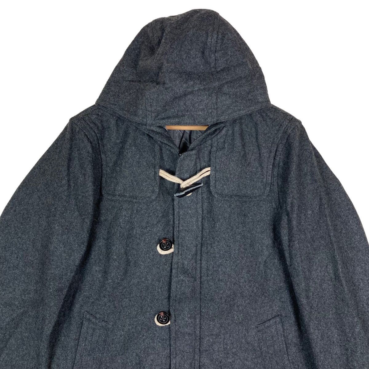 Takeo Kikuchi Vintage Takeo Kikuchi Toggle Button and Zipper Hoodie Jacket Size US M / EU 48-50 / 2 - 2 Thumbnail