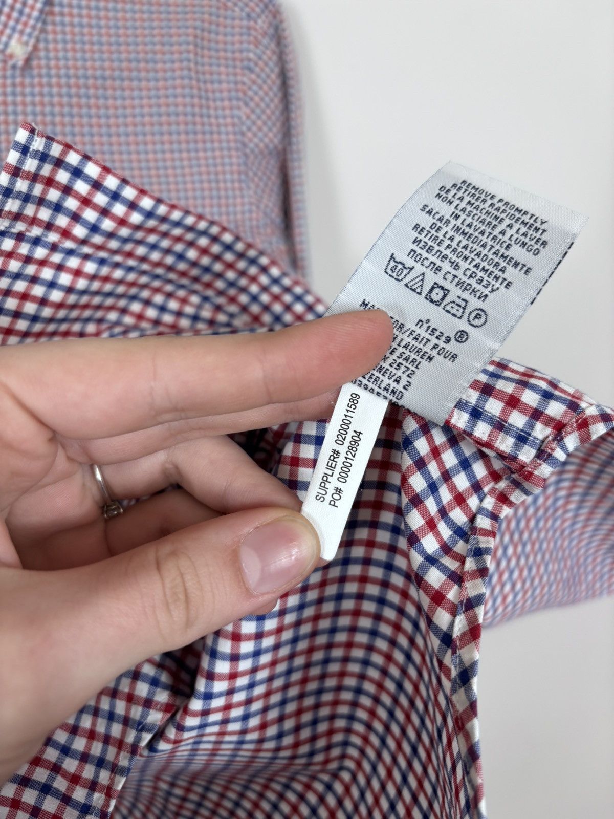 Polo Ralph Lauren Polo Ralph Lauren Men’s Gingham Check Button Down Shirt Size US XS / EU 42 / 0 - 11 Thumbnail