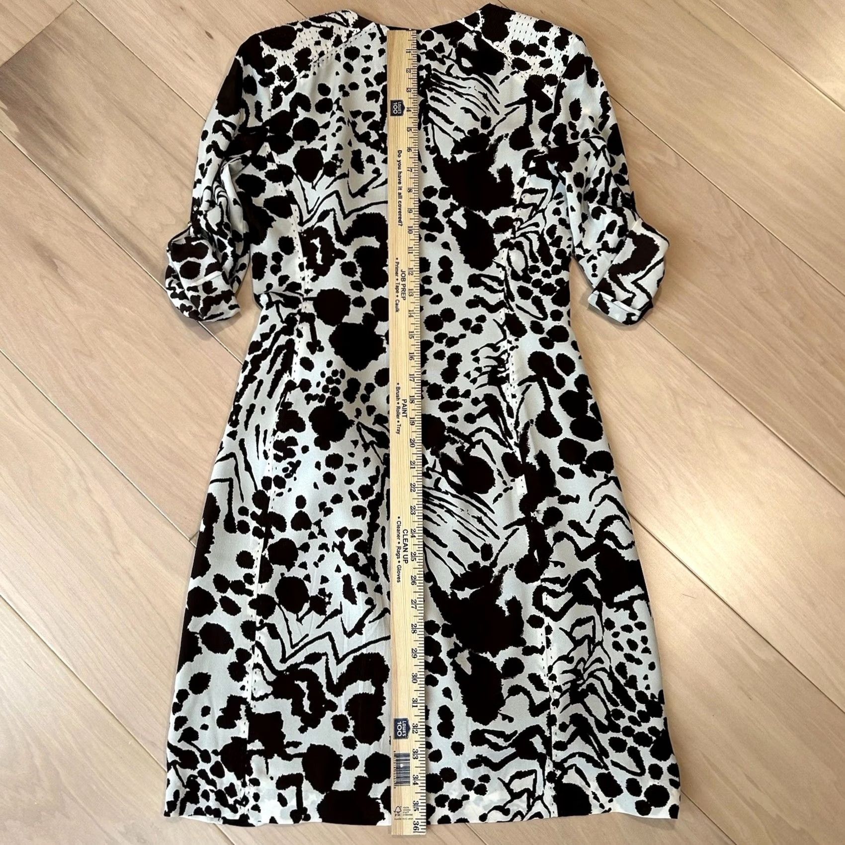 Tory Burch Tory Burch Dress Womens 0 Ivory Silk Wrap Knee Length Women Size XS / US 0-2 / IT 36-38 - 7 Thumbnail