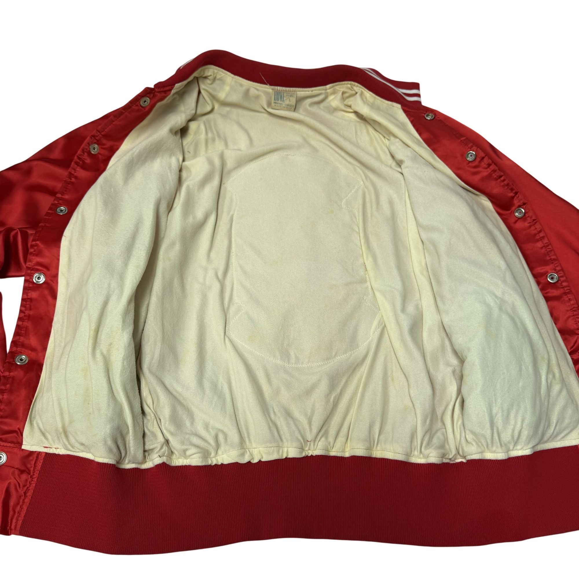 Other Vtg Howie Shiny MALL VISION The RED MACHINE Bomber Size US L / EU 52-54 / 3 - 10 Thumbnail