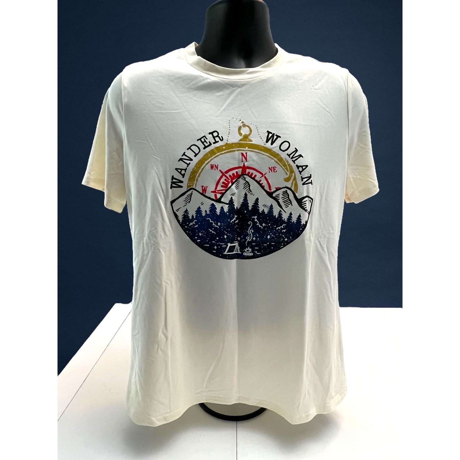 Other Wander Woman Compass Adventure T-Shirt | Camping Tee Large Size L / US 10 / IT 46 - 1 Thumbnail