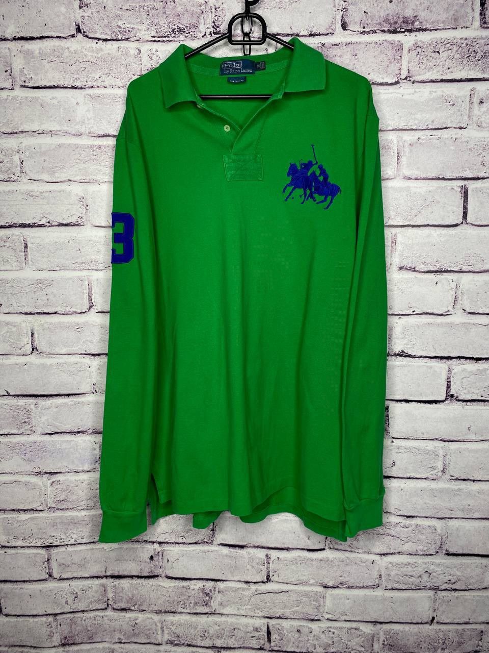 Polo Ralph Lauren MENS Polo Ralph Lauren Vintage Long sleeve Size XL green 3 Size US XL / EU 56 / 4 - 1 Thumbnail